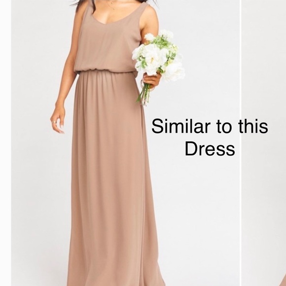 Anthropology Lost April dusty rose Maxi dress size medium - Picture 10 of 10